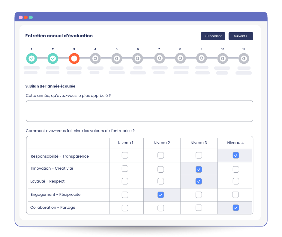 Logiciel de gestion des entretiens professionnels mpleo - formulaires personnalisés