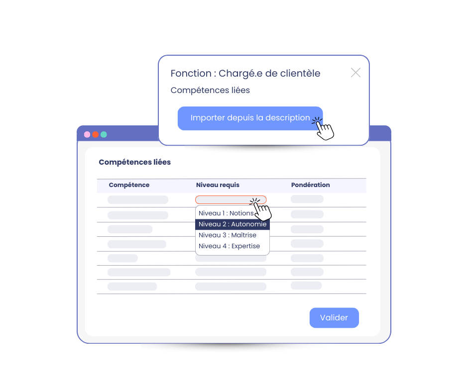 Logiciel de gestion des compétences - Référentiel de compétences
