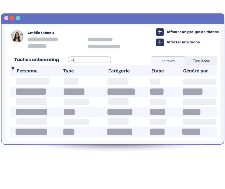 Logiciel Onboarding mpleo - Suivi individuel intégration