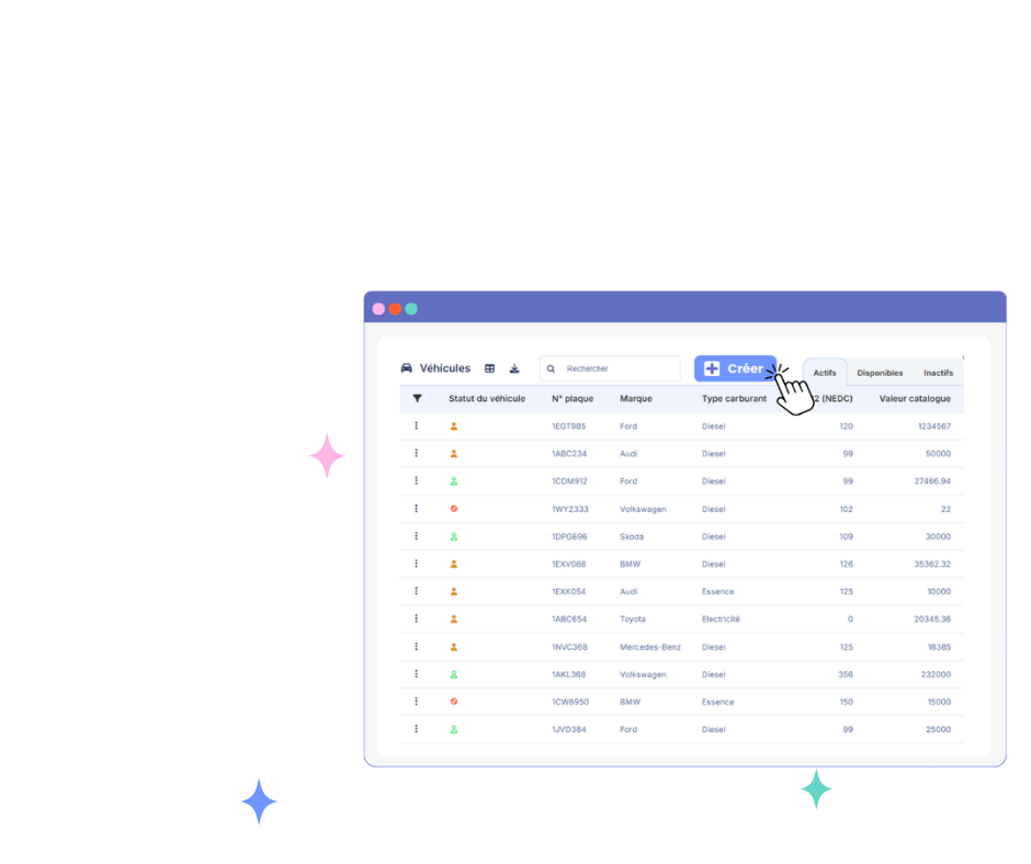 Logiciel gestion flotte automobile mpleo