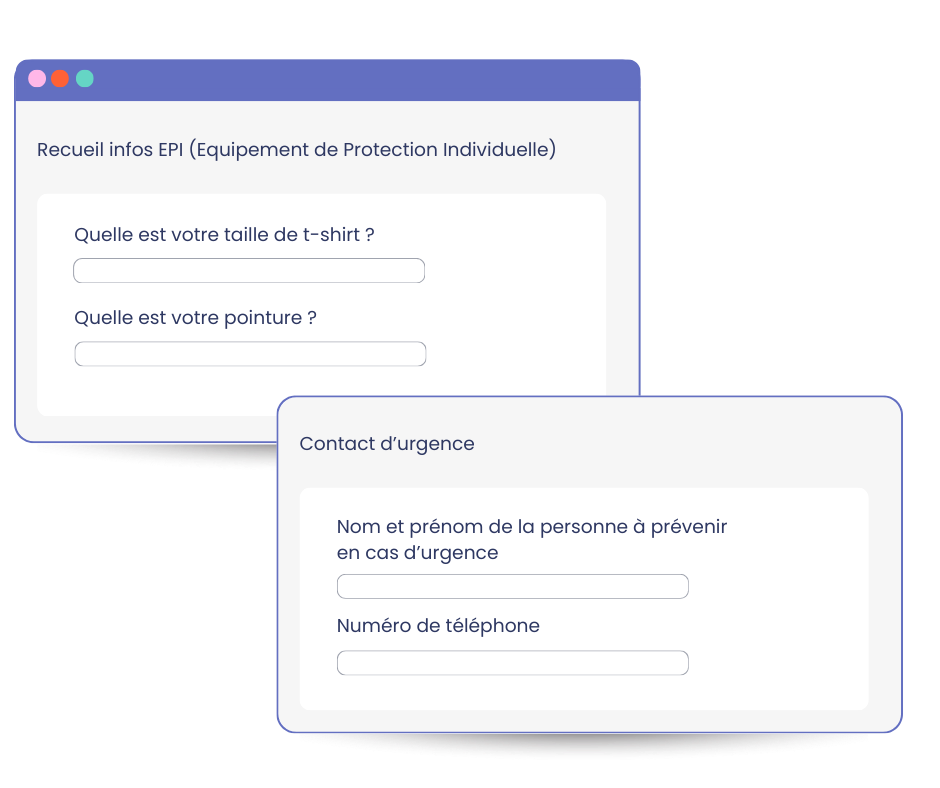 Logiciel onboarding mpleo - formulaire administratif