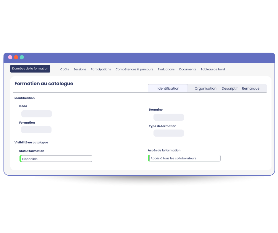 Catalogue de formation professionnelle en ligne
