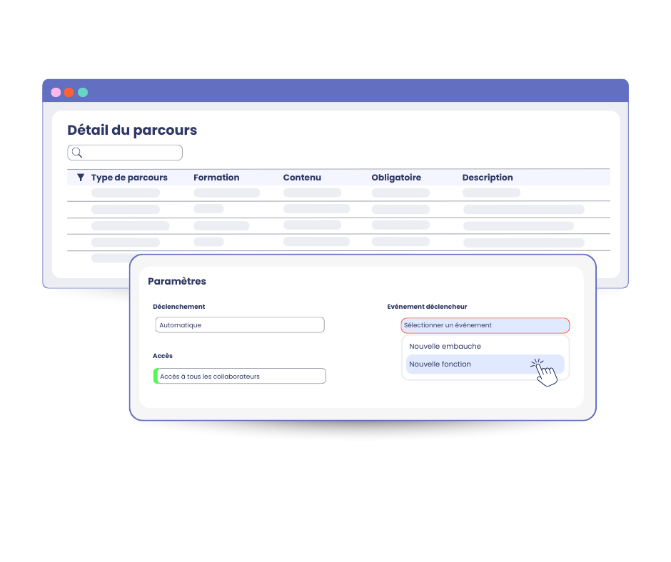 parcours de développement des compétences avec le logiciel formation mpleo