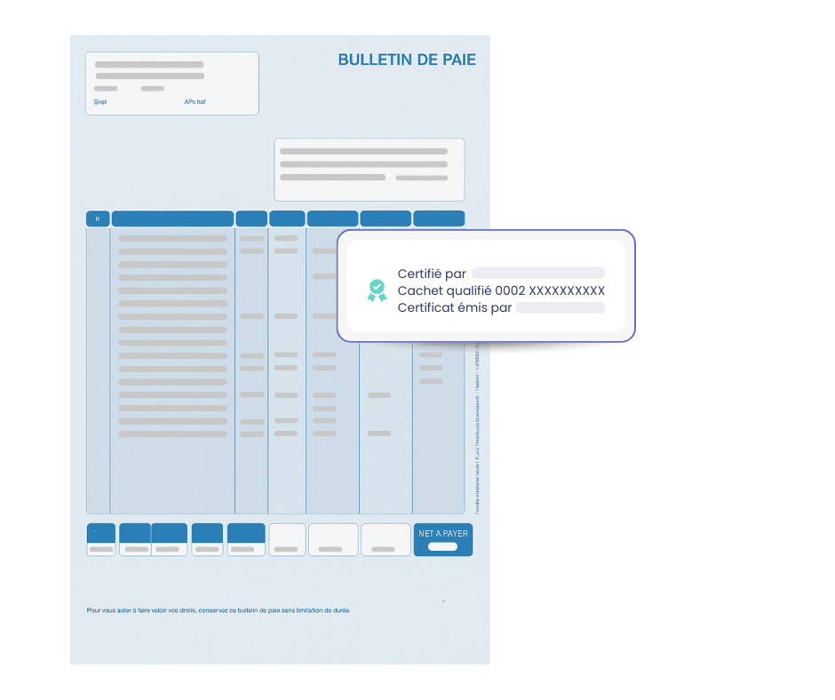 Logiciel dématérialisation RH mpleo - Intégrité des bulletins de paie