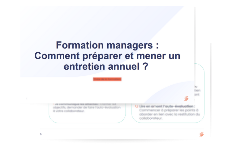 Aidez vos managers à prendre en main les processus des entretiens annuels avec une formation adéquate