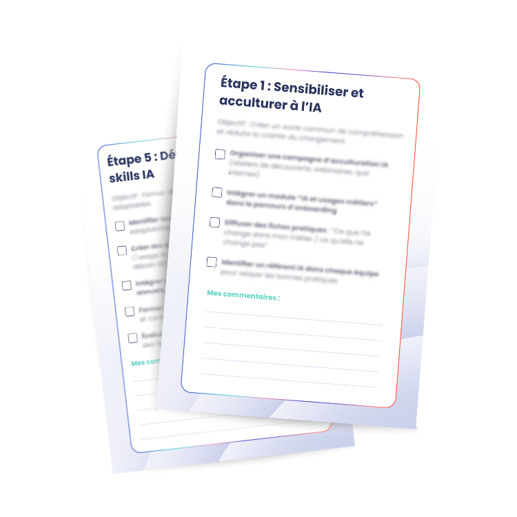 checklist compétences et ia acculturation à l'intelligence artificielle