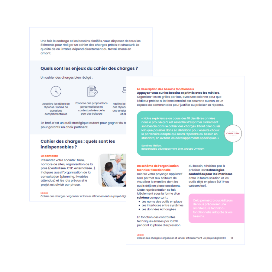 Cahier des charges SIRH