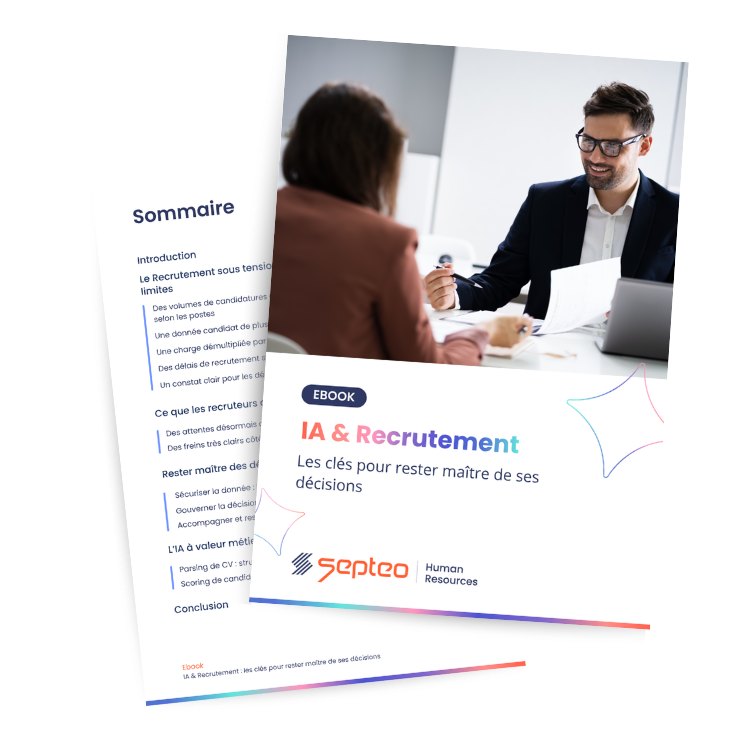 découvrez dans cet ebook l'impact de l’intelligence artificielle sur le recrutement